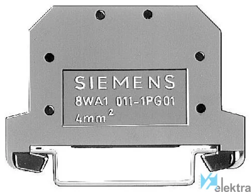 SIEMENS Borne De Tierra 4 MM2 Verde/Amarillo P/Riel 8WA1011-1PG00 - Siemens SIEMENS Borne De Tierra 4 MM2 Verde/Amarillo P/Riel 8WA1011-1PG00 - Siemens 8WA1011-1PG00