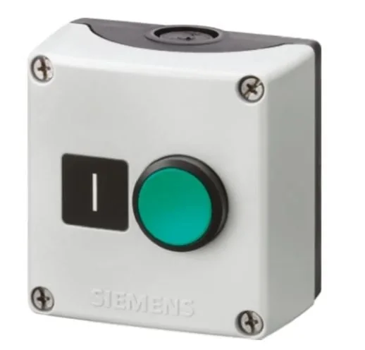 SIEMENS Caja Para Aparatos De Mando 22MM PVC, Puls. Verde 1NA, 3SB3801-0DA3, Siemens SIEMENS Caja Para Aparatos De Mando 22MM PVC, Puls. Verde 1NA, 3SB3801-0DA3, Siemens 3SB3801-0DA3