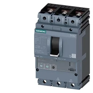 SIEMENS Interruptores Tripolar Tm, Sobrecarga: 100-250A 85KA-220 / 55KA/440 3VA2225-5HL32-0AA0, Marca: Siemens TMP-20260209091724