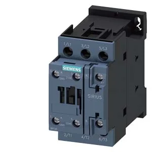 SIEMENS Contactor Trifásico 9 A Bobina 220 VAC,1NA+1NC, S0 3RT2023-1AN20 - Siemens 3RT2023-1AN20