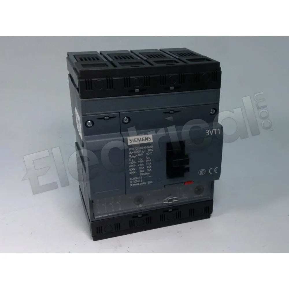 SIEMENS Interruptor Termomagnetico 12.5 -16 A ICU=40KA @ 220V 3VT1701-2DC36-0AA0 - Siemens SIEMENS Interruptor Termomagnetico 12.5 -16 A ICU=40KA @ 220V 3VT1701-2DC36-0AA0 - Siemens 3VT1701-2DC36-0A
