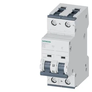 SIEMENS Interruptor Termomagnético 2P X 32 A 20KA P/Riel 5SY6232-7 - Siemens 5SY6232-7