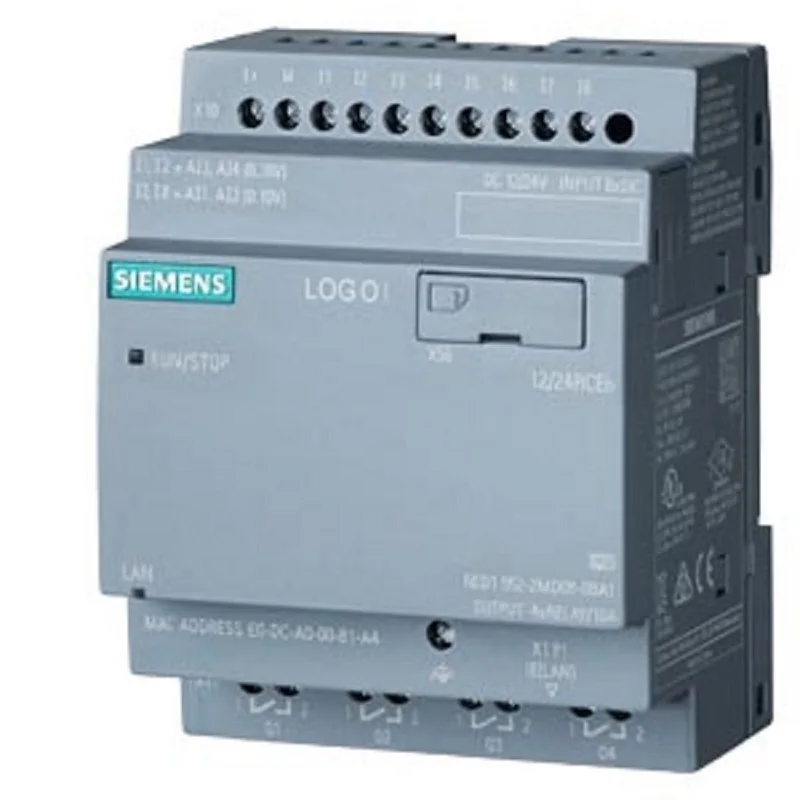 SIEMENS Módulo Lógico 12/24RCE ¡Logo! 12/24V DC - 6ED1052-1MD08-0BA1 - Siemens 6ED1052-1MD08-0BA1