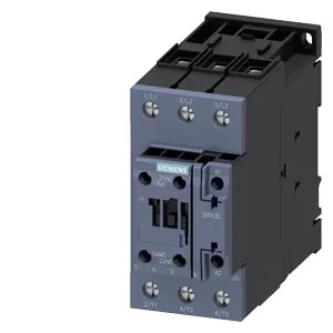 SIEMENS Contactor Trifásico 80 A Bobina 24 VDC,1NA+1NC, S2 3RT2038-1NB30 - Siemens 3RT2038-1NB30