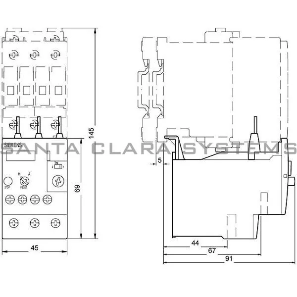 SIEMENS Relé Térmico 11-16A S0 (Presentación Anterior) - 3RU1126-4AB0 - Siemens SIEMENS Relé Térmico 11-16A S0 (Presentación Anterior) - 3RU1126-4AB0 - Siemens 3RU1126-4AB0