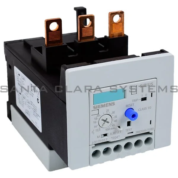 SIEMENS Relé Térmico Electrónico 12,5-50A S3 (Presentación Anterior) - 3RB2046-1UB0 - Siemens SIEMENS Relé Térmico Electrónico 12,5-50A S3 (Presentación Anterior) - 3RB2046-1UB0 - Siemens 3RB2046-1UB0