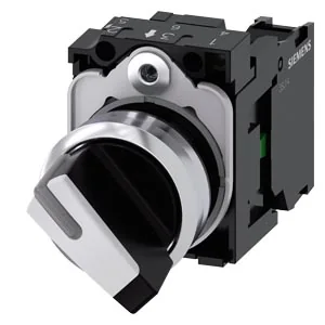 SIEMENS Selector, 2 Pos O-I, 1NA 3SU1150-2BF60-1BA0 - Siemens 3SU1150-2BF60-1B