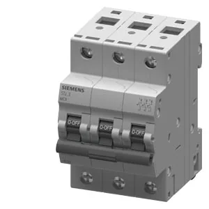 SIEMENS Interruptor Termomagnético 3X50 A, 415 V 6 Ka, Modelo Sinova - Siemens (5TJ6350-7) 5TJ6350-7