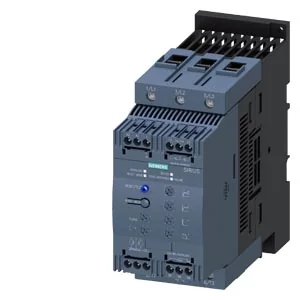 SIEMENS Arrancador Suave Sirius S3 80 A, 30 HP/220 V, 65 HP/440 V, 200-480 V, Ac/Dc 110-230 V 3RW4046-1BB14 - Siemens 3RW4046-1BB14