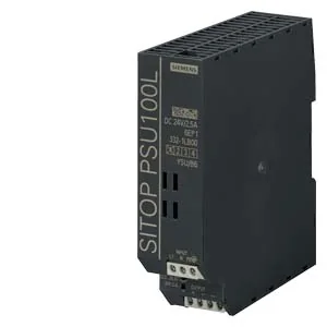 SIEMENS Fuente De Alimentacion Estabilizada ENTRADA:100-230V, 60W, Salida 24VDC, 2.5A, Sitop Psu 100L - 6EP1332-1LB00 - Siemens 6EP1332-1LB00