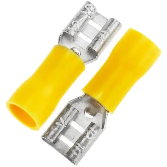 STARKER Terminal Aislado Tipo Hembra 12-10 AWG, 4-6 MM2, Amarillo YF250 Starker STARKER Terminal Aislado Tipo Hembra 12-10 AWG, 4-6 MM2, Amarillo YF250 Starker YF250
