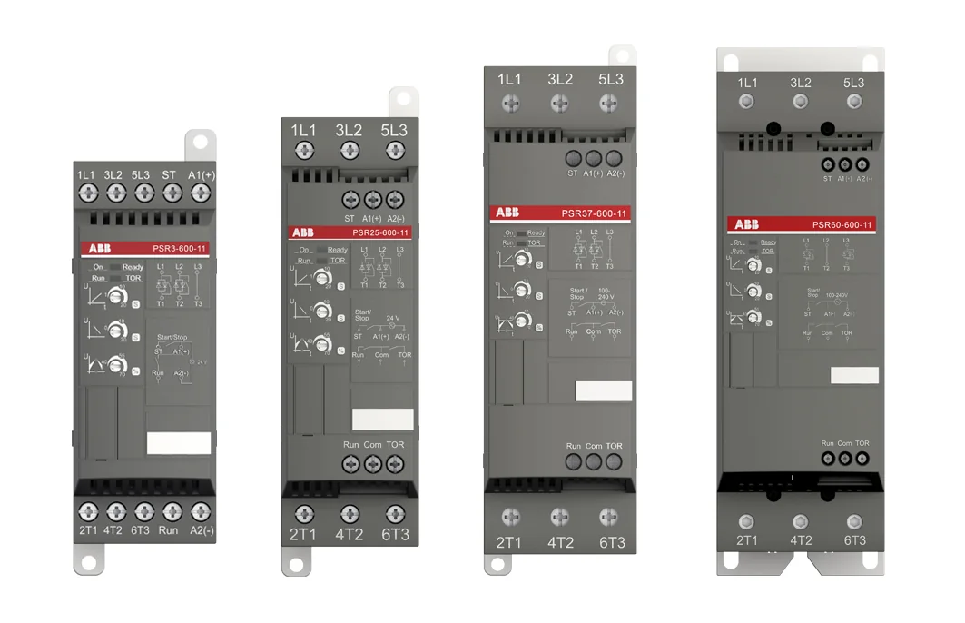 ABB Arrancador Electronico 15/30HP 230/460V 45A Modelo PSR45-600-70 . , Gama Compacta Psr, Tension De Control 100…240V,50/60HZ(-15/+10%), Contactor De By-Pass Integrado PSR45-600-70
