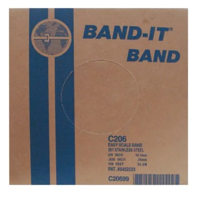 BAND-IT Cinta Acero Inox. 3/4", Rollo X 30.5 Mtrs Marca:- BANDIT-19 Band-It BANDIT-19