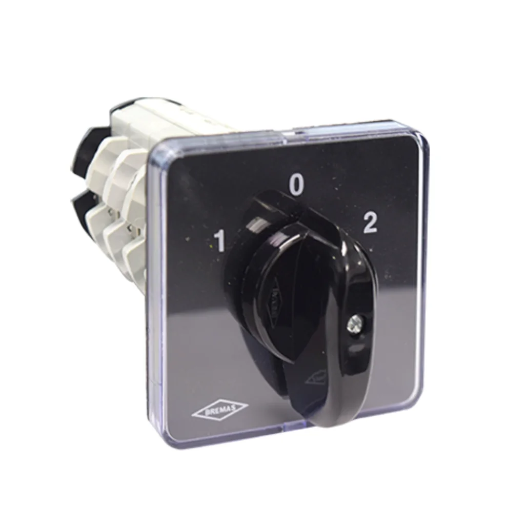 BREMAS Conmutador Doble Velocidad P/ Motor 3P 25A AC3 1-0-2 CR0250009RT6-MARCA: Bremas CR0250009RT6