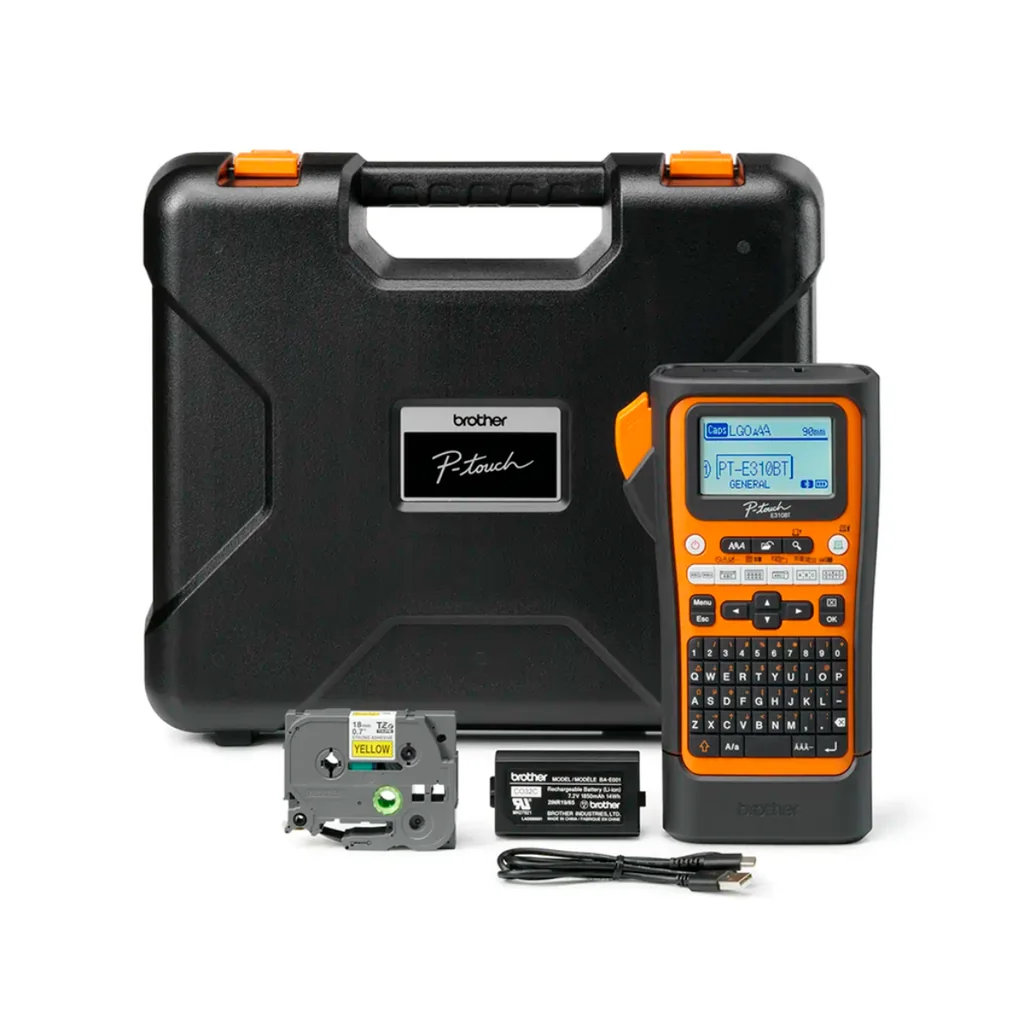 BROTHER Rotuladora Portatil Electrica Profesional E310BTVP - Marca: Brother E310BTVP
