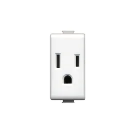 BTICINO Dado Tomacorriente 1 Modulo 2P+T 15 A Matix AM5028TS - Bticino AM5028TS