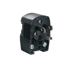 BTICINO Enchufe Plano Negro 2P+T 15 A (Americano) 2028 - Bticino 2028