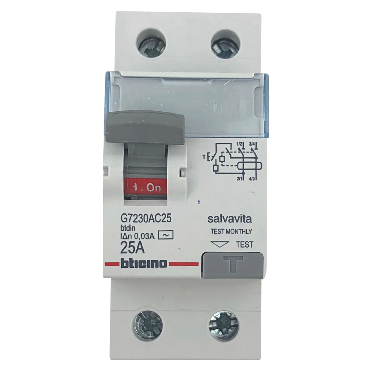 BTICINO Interruptor Diferencial 2X25A 30 Ma G7230AC25 - Bticino G7230AC25