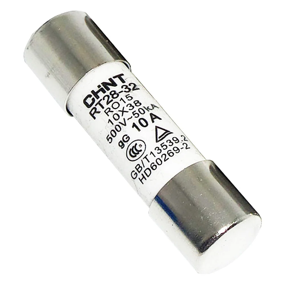 CHINT Fusible Cartucho 10X38 MM, Curva Gg/Gl, 10A/500V- Chint 520478