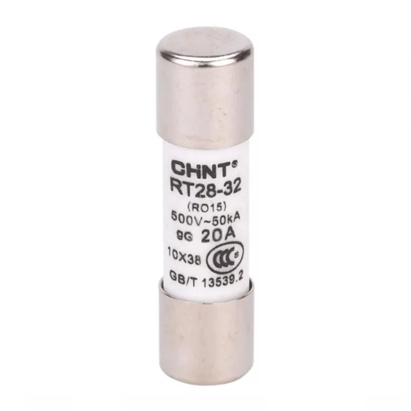 CHINT Fusible Cartucho 10X38 MM, Curva Gg/Gl, 20A/500V - Chint 520481