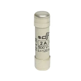 DF ELECTRIC Fusible Cartucho 10 X 38MM 2 A 1011360 / 420002 Df Electric 420002