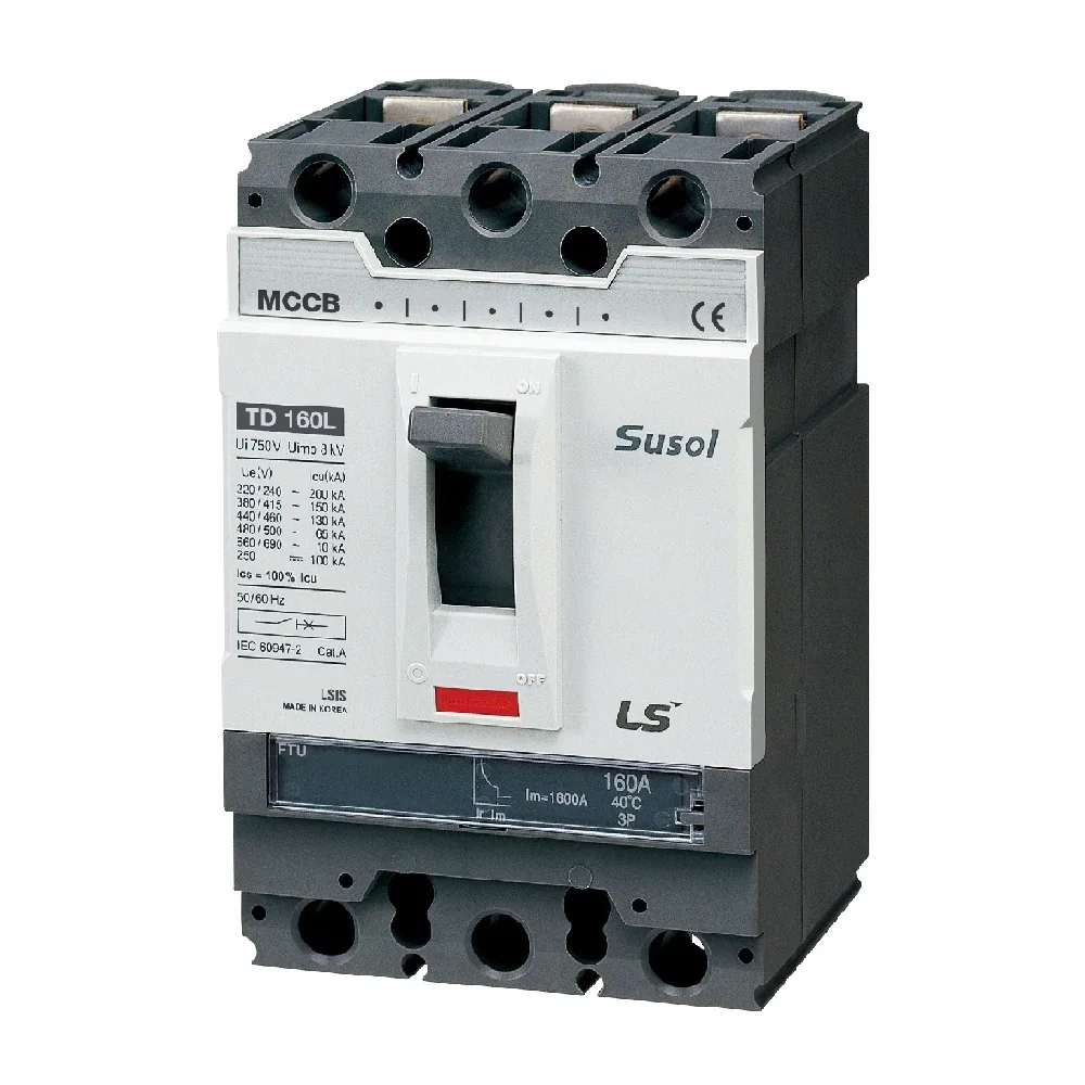 LS Interruptor Termomagnetico Reg TD160N Fmu 3P 125A 50KA/400V // 4101289 Marca: LS 4101289
