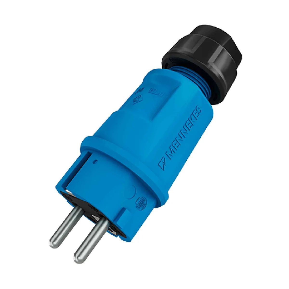 MENNEKES Enchufe Schuko Color Azul 16AMP 2P+T 250V IP44- 10838 Mennekes 10838
