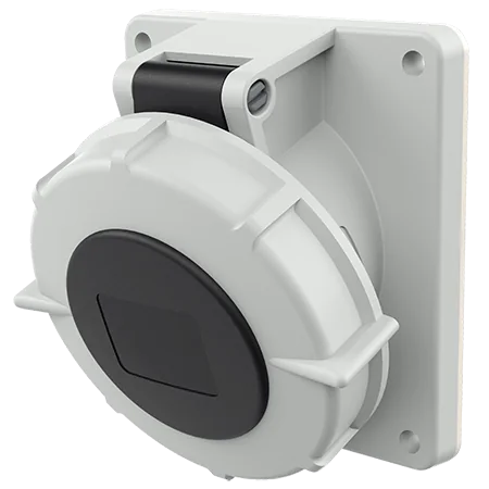 MENNEKES Toma Empotrable 32 A 3P+T 500 V Negro 7H IP67 Codigo: 1507 - Mennekes 1507
