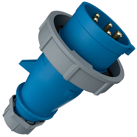 MENNEKES Enchufe 16AMP 3P+N+T 250V Azul 9H IP67 Nuevo- 287 Mennekes 287