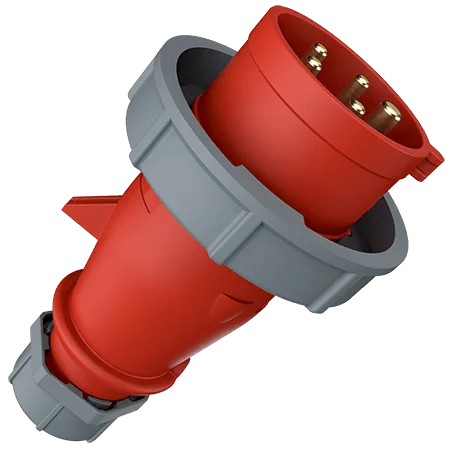 MENNEKES Enchufe 32AMP 3P+N+T 415V Rojo 6H IP67- 300 Mennekes 300