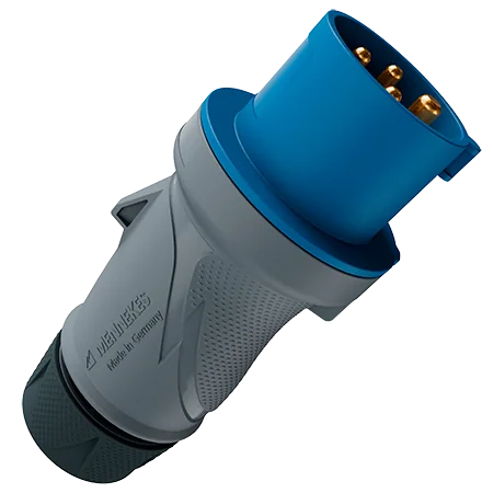 MENNEKES Enchufe 32AMP 3P+T 250V Azul 9H IP54 Powertop Xtra - Reemplazo 263 - Mennekes - 13515 13515