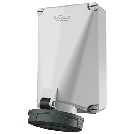 MENNEKES Toma Visible 125AMP 3P+T 500V Negro 7H IP67 Libre De Halogeno- 140- Mennekes 140