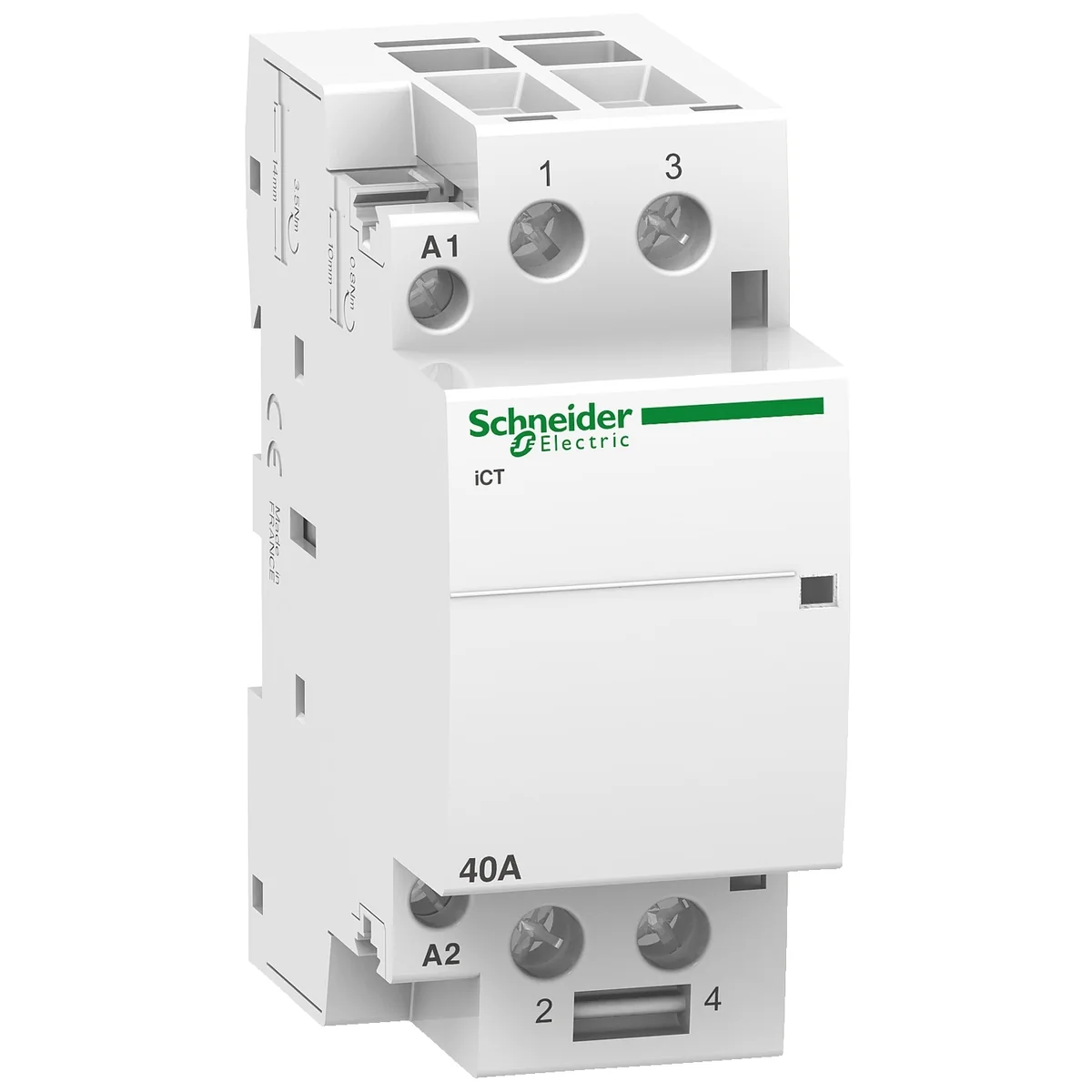 SCHNEIDER Contactor 2P 40 A 2NA ICT40A 2NA 220 V A9C20642 Schneider A9C20642