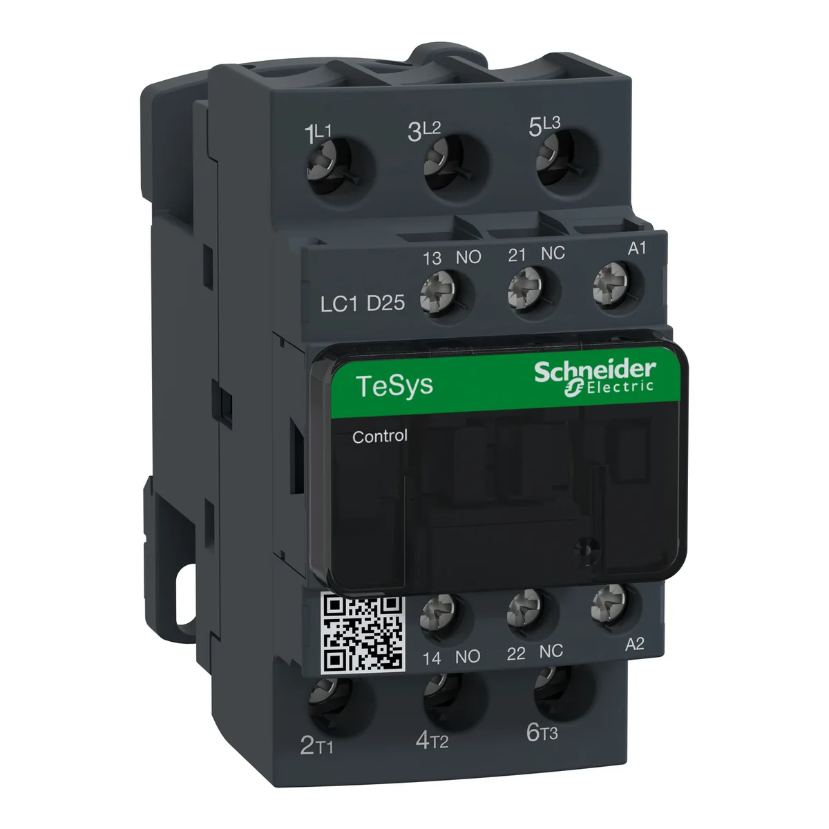 SCHNEIDER Contactor Trifásico 25 A Bobina 220 VAC,1NA+1NC, Tesys LC1D25M7 Schneider LC1D25M7