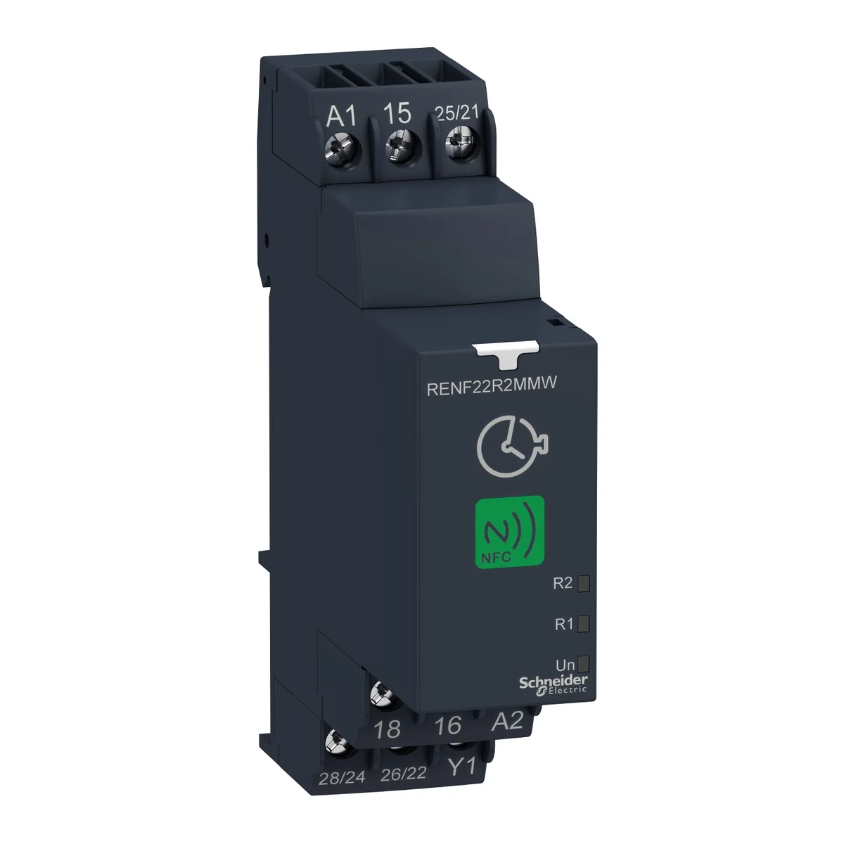 SCHNEIDER Rele Temporizador Multifuncion 24-240 Vac/Vdc 0.1S-999H 2NANC 3ENF22R2MMW Schneider RENF22R2MMW