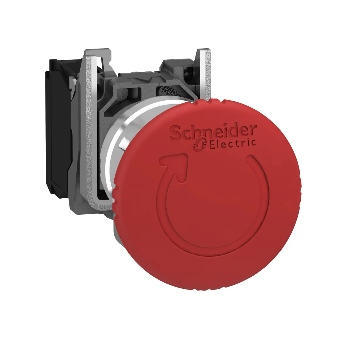 SCHNEIDER Pulsador De Emergencia Tipo Hongo Rojo Girar Desenclavar 1NC Harmony XB4BS8442 Schneider XB4BS8442
