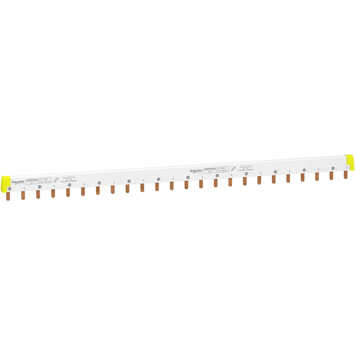 SCHNEIDER Peine Bifásico De 24 Polos A9XPH224 Schneider A9XPH224