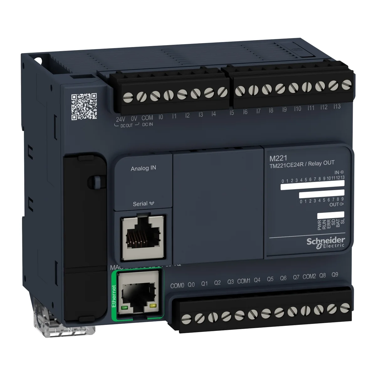 SCHNEIDER Controlador Plc 100-240V 14DIG 10 Reles Modicon M221 TM221CE24R Marca Schneider TM221CE24R