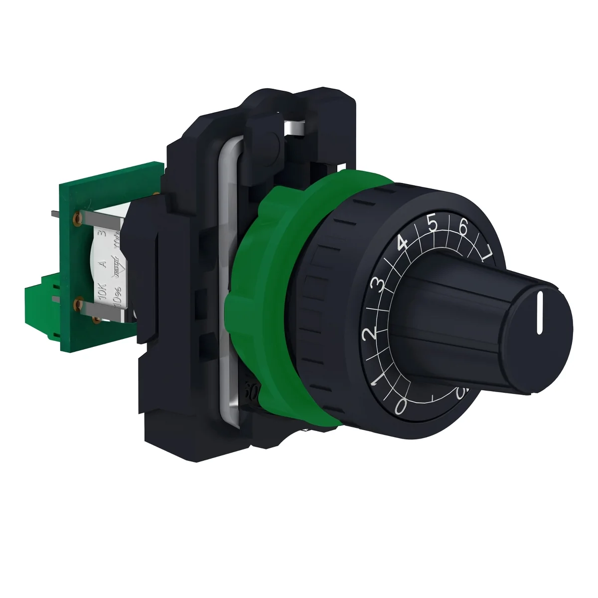 SCHNEIDER Potenciometro Plastico Giratorio 1 Vuelta 10KO Harmony XB5AD912R10K Schneider XB5AD912R10K