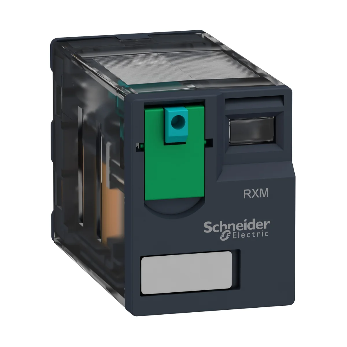 SCHNEIDER Rele Enchufable 14 Pines 24VDC 6A 4NANC Zelio RXM4AB1BD - Schneider RXM4AB1BD