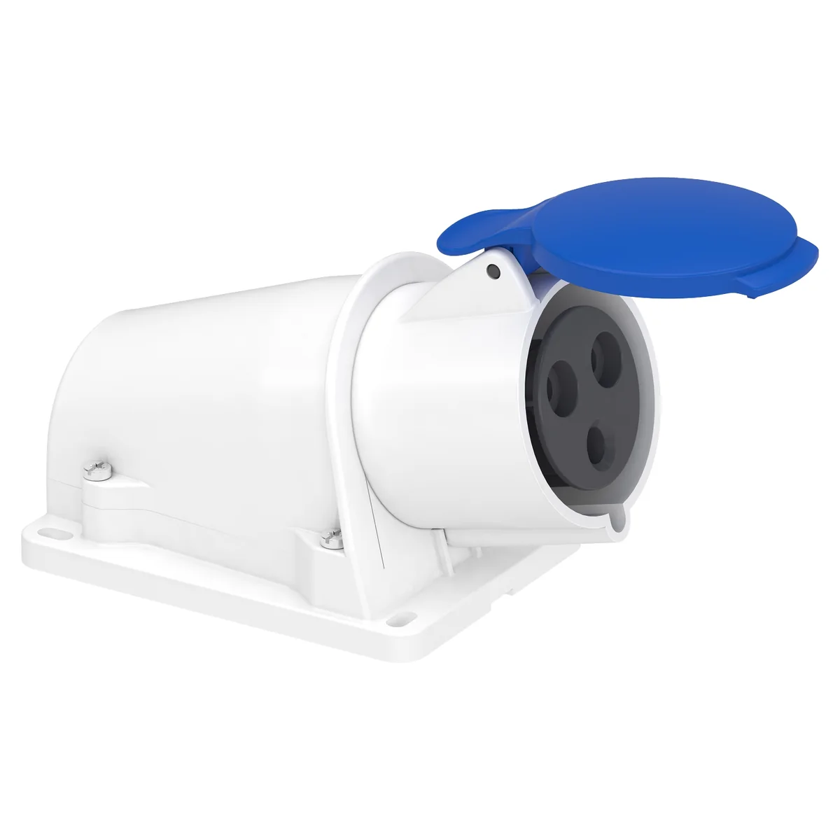SCHNEIDER Toma Industrial Adosable 2P+T 32A 250VAC Azul 6H IP44 PKF32W423 Schneider PKF32W423
