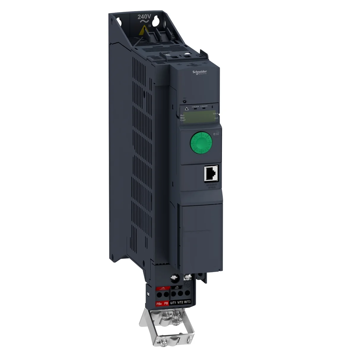 SCHNEIDER Variador Velocidad Trifasico 3 HP/2,2 KW 380-500 Vac 5,5 A, Altivar ATV320U22N4B Schneider ATV320U22N4B