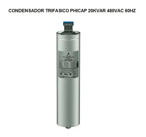 SIEMENS Condensador Trifasico 20 Kvar @ 480V. B32344-E4162-A780 - Siemens B32344-E4162-A78