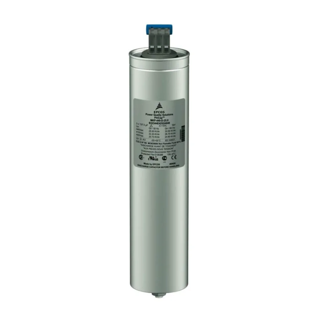 SIEMENS Condensador Trifasico 25 Kvar @ 480V. B32344-E4202-A080 - Siemens B32344-E4202-A08