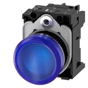SIEMENS Piloto De Señalización LED Azul 220 Vac 3SU1156-6AA50-1AA0 - Siemens 3SU11566AA501AA0