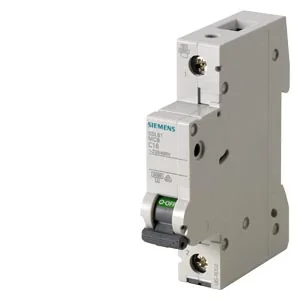 SIEMENS Interruptor Termomagnético 1P 25 A 6KA P/Riel 5SL6125-7MB - Siemens 5SL6125-7MB
