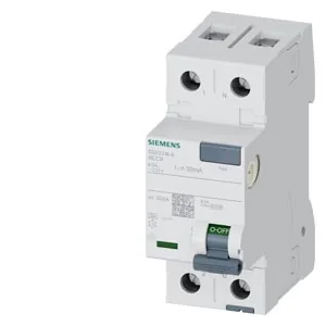 SIEMENS Interruptor Diferencial 2 X40A 30 Ma Tipo A Superinmunizados 5SV3314-6 Marca:siemens 5SV3314