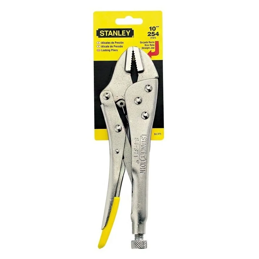 STANLEY Alicate De Presion Quijada Recta 10" 84-371 Stanley 84-371
