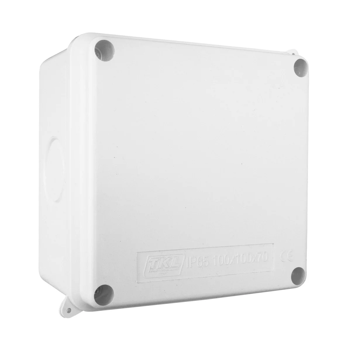 TKL Caja De Pase PVC Sin Conos 100X100X70 MM IP65 - 02174 - Tkl 02174