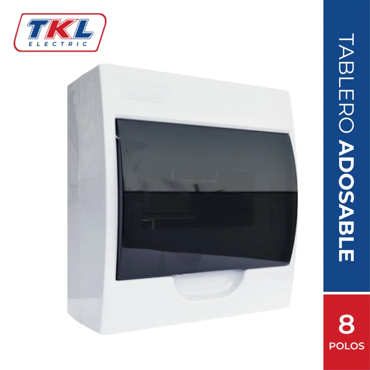 TKL Tablero PVC 8 Polos P/Adosar LH/IP40 - 08898 - Marca:tkl 08898